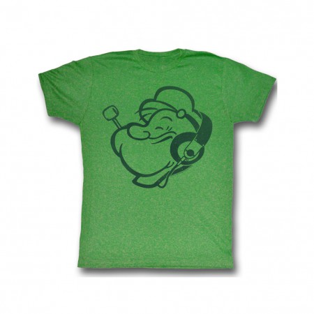 Popeye Headphones T-Shirt