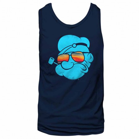 Popeye Aviators Blue Tank Top