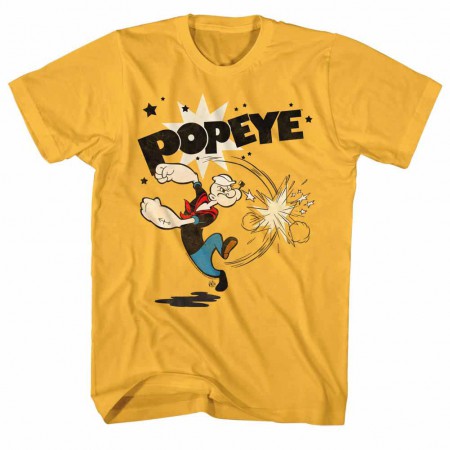 Popeye Punch Yellow TShirt