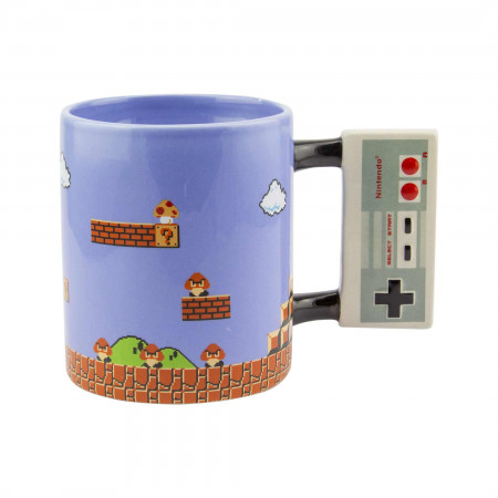 NES Controller Shaped Handle Mug