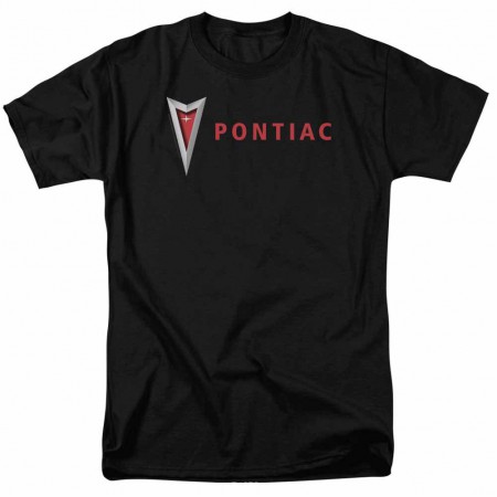 Pontiac Modern Pontiac Arrowhead Black T-Shirt
