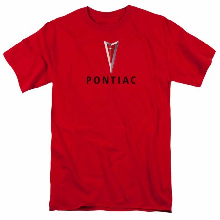 Pontiac Centered Arrowhead Red T-Shirt