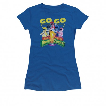 Power Rangers Go Go Blue Juniors T-Shirt
