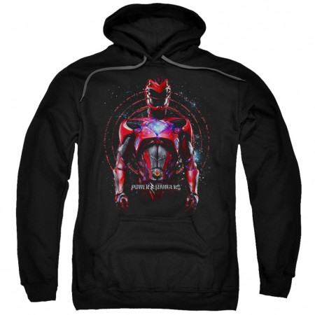 Power Rangers The Movie Red Ranger Black Hoodie