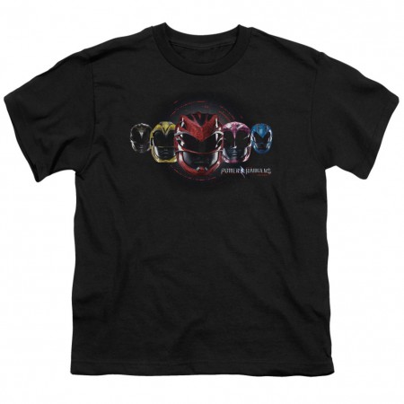 Power Rangers The Movie Helmets Youth Tshirt
