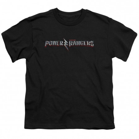Power Rangers The Movie Logo Youth Tshirt