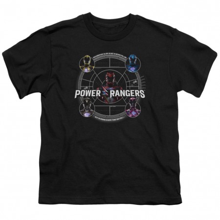 Power Rangers Greatest Glory Youth Tshirt