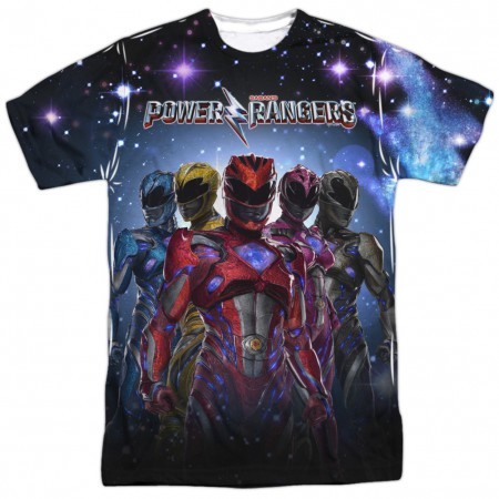 Power Rangers Movie Poster Tshirt