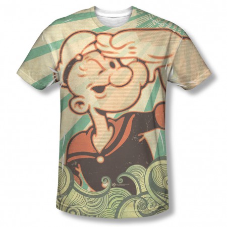 Popeye Traveling Man Sublimation T-Shirt