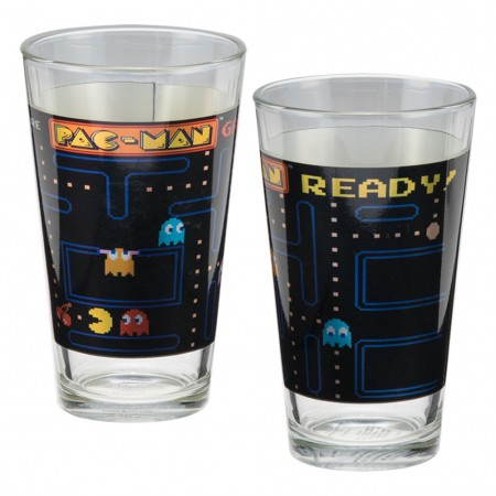 Pacman Pint Glass Set