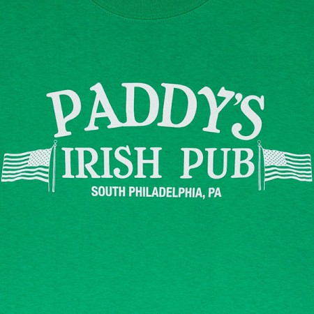 Paddy's Irish Pub Philadelphia St. Patrick's Graphic Men's Green T-Shirt