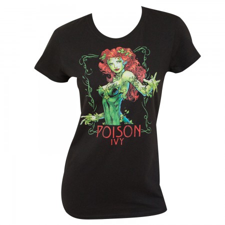 Batman Villains Poison Ivy Womens T-Shirt
