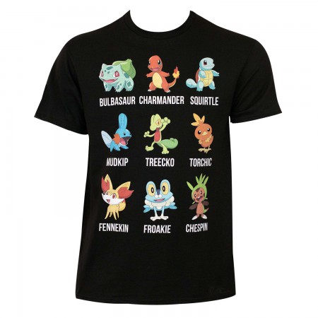 Pokemon Men's Black Squad T-Shirt