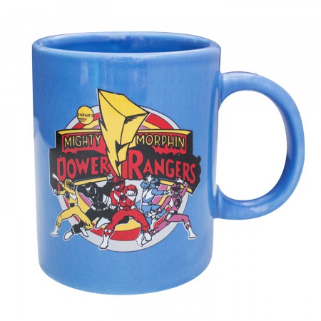 Power Rangers 11 Oz Blue Group Mug