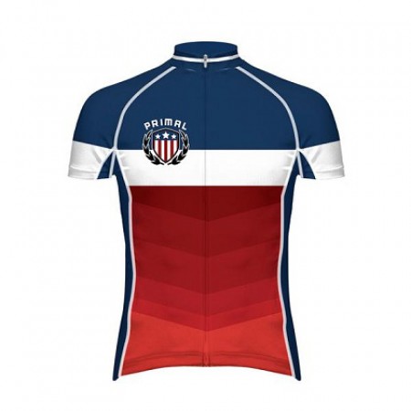 Indivisible Men's Evo Patriotic Cycling Jersey