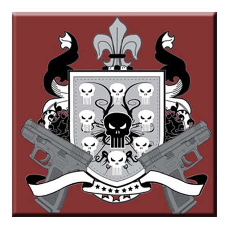 Punisher Pistol Crest Magnet