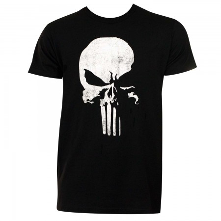 Punisher Men's Black 3D Logo T-Shirt