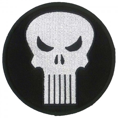 Punisher Comic Logo Iron On Patch