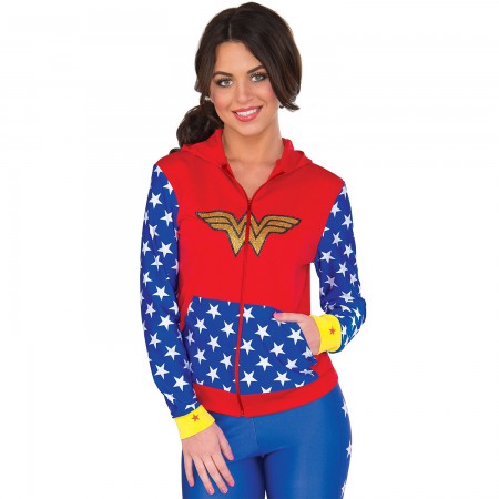 Wonder Woman Women's Fitted Hoodie