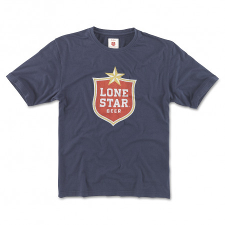 Lone Star Beer Navy Blue Men's T-Shirt