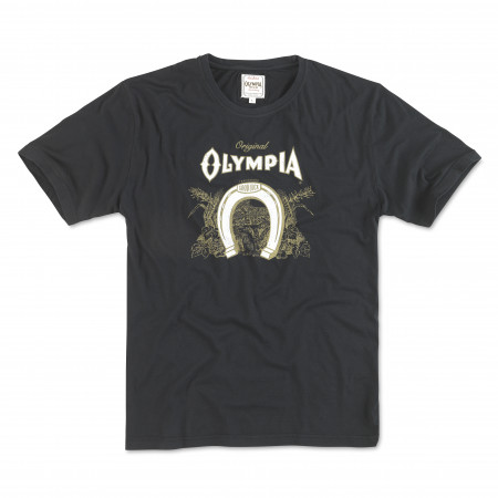 Olympia Beer Logo Men's Black T-Shirt