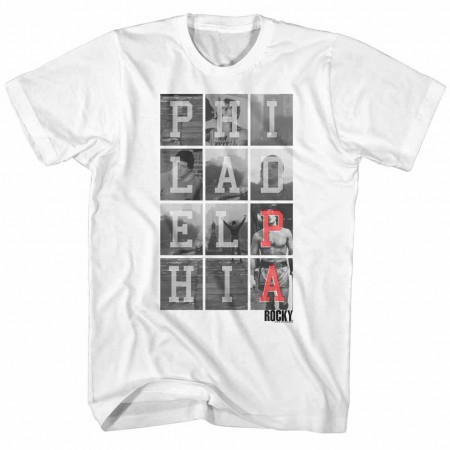 Rocky Philly Cheese Steak White TShirt