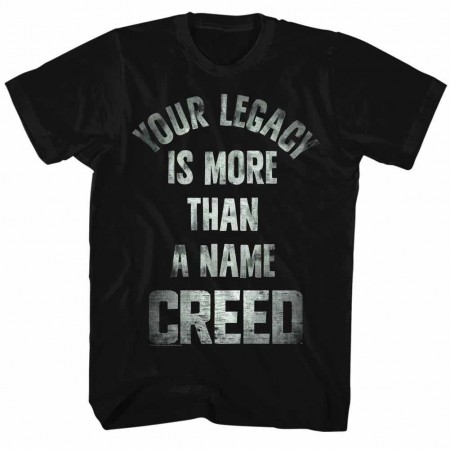Rocky Tagline Black TShirt
