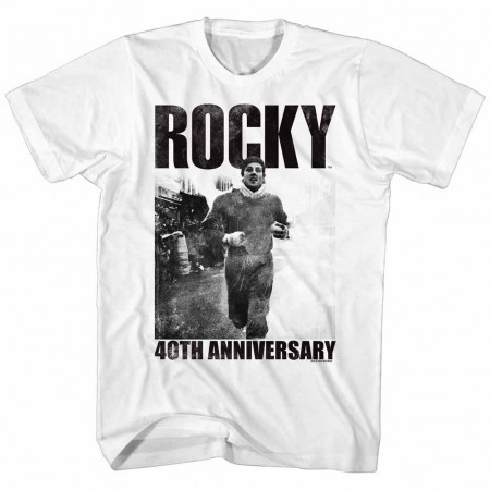 Rocky 40Th White TShirt