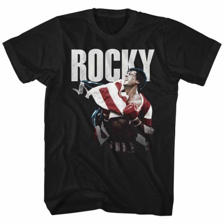 Rocky Flap Wrap Black TShirt