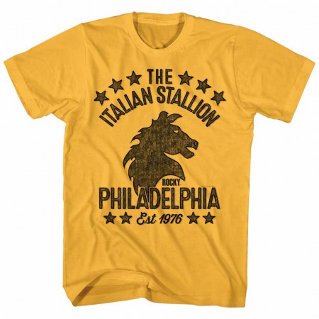 Rocky Stallionish Yellow TShirt