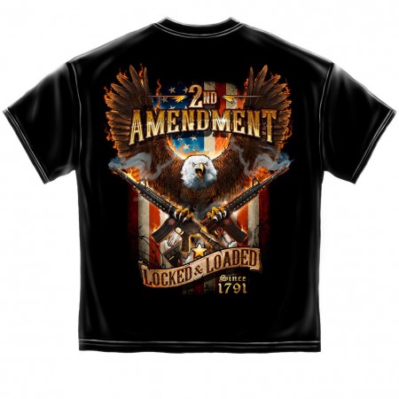 2nd Amendment Locked and Loaded Tshirt