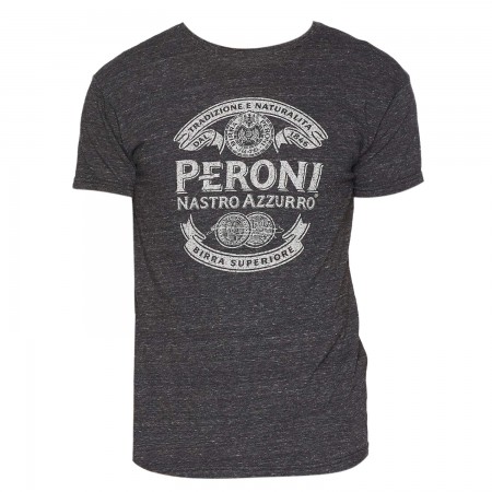 Peroni Logo Charcoal Men's Tee Shirt