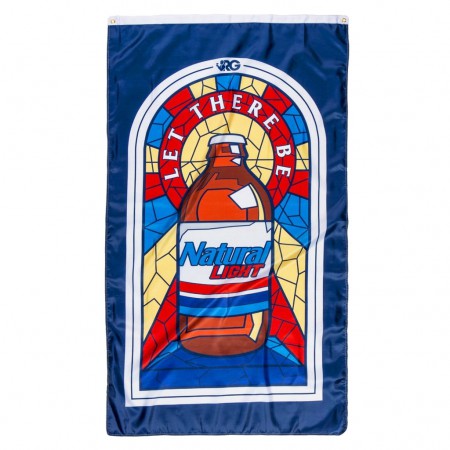 Natty Light Stained Glass Flag