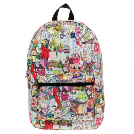 Rick and Morty All Over Print Backpack