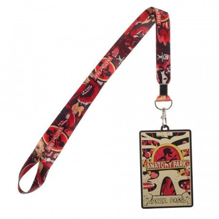 Rick and Morty Anatomy Park Lanyard