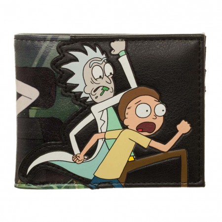 Rick And Morty Black Wallet