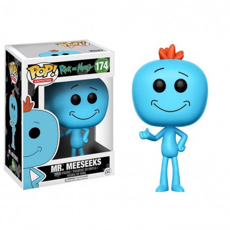 Funko Pop Rick And Morty Blue Mr. Meeseeks Bobble Head