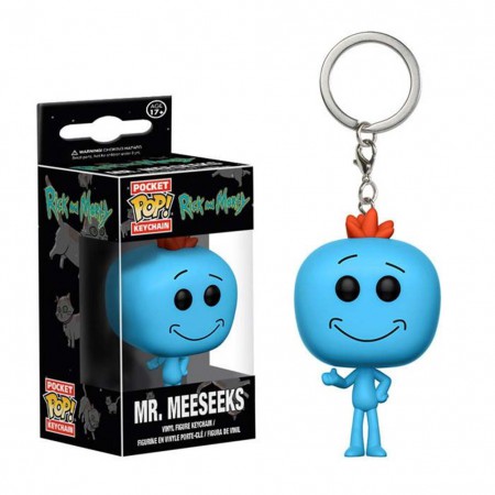 Rick And Morty Funko Pop Mr. Meeseeks Keychain