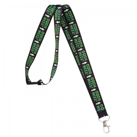 Rick And Morty Black OOOH WEEE Lanyard
