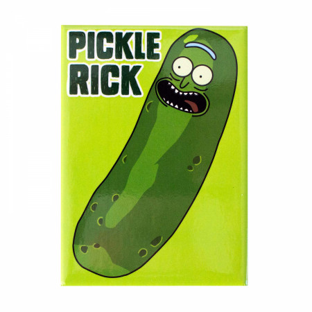 Rick And Morty Green Pickle Rick Magnet