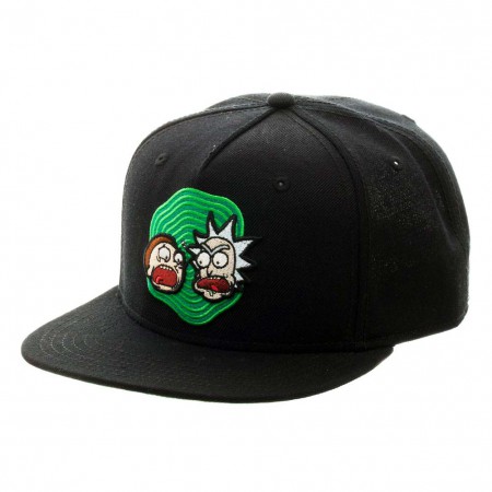Rick And Morty Black Snapback Hat