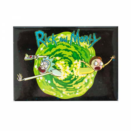 Rick And Morty Black Vortex Magnet