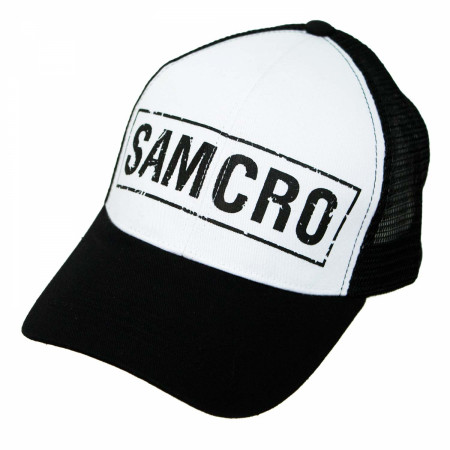 Sons Of Anarchy Men's Black SAMCRO Mesh Trucker Hat