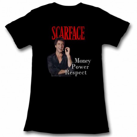 Scarface Mpr Black Juniors TShirt