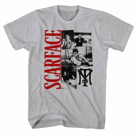 Scarface Montage Gray TShirt