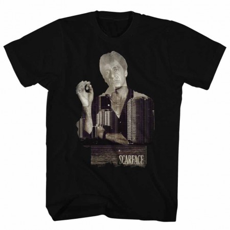 Scarface Double Expose Black TShirt