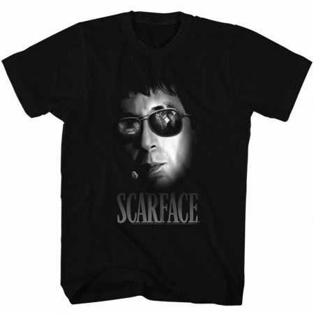 Scarface Aviators Black TShirt