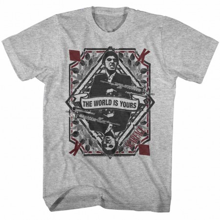 Scarface King Of Diamonds Gray TShirt