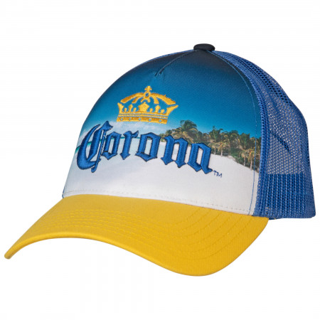 Corona 3D Emblem Sublimated Trucker Hat