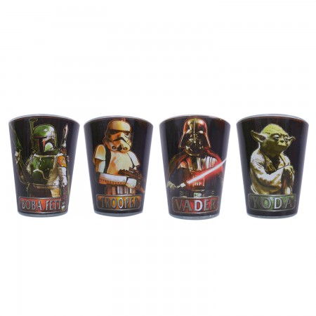 Star Wars Character Shot Glass Set
